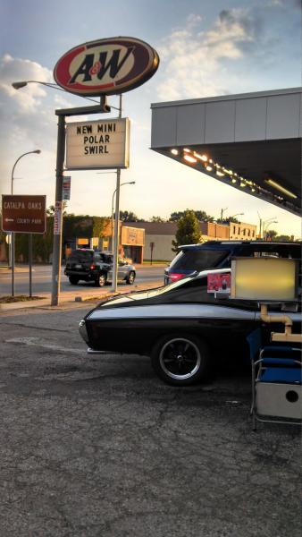 A & W Drive-In,  Berkley Michigan.  July 20, 2013.