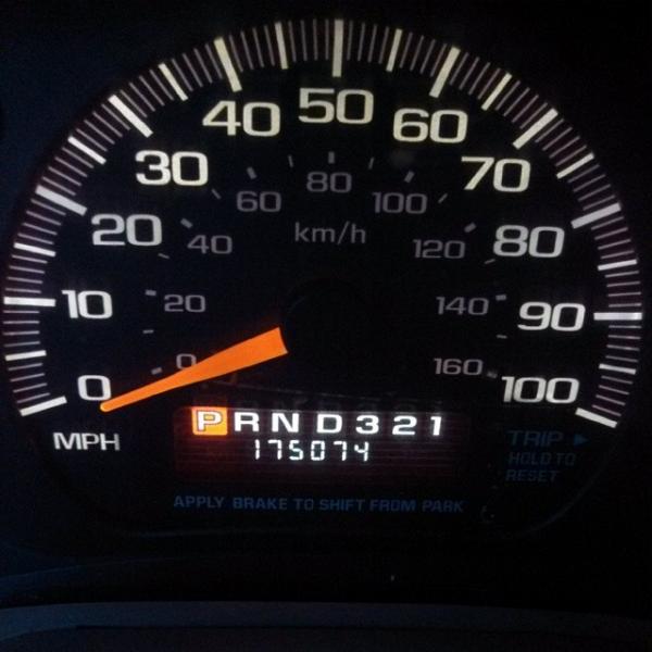 My 2000 Astro Van.  January 2014