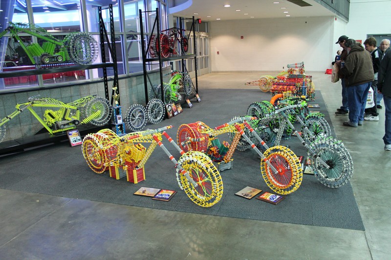 These bikes were made of Kinnex which are kinda like Lego.