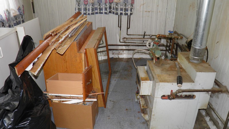 This was his catch all in the back room.
