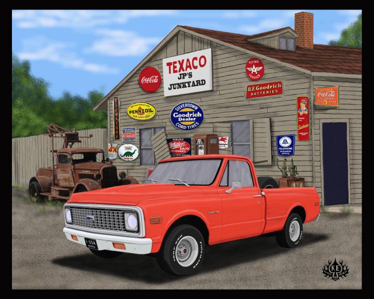 junkyard CHEVY TRUCK