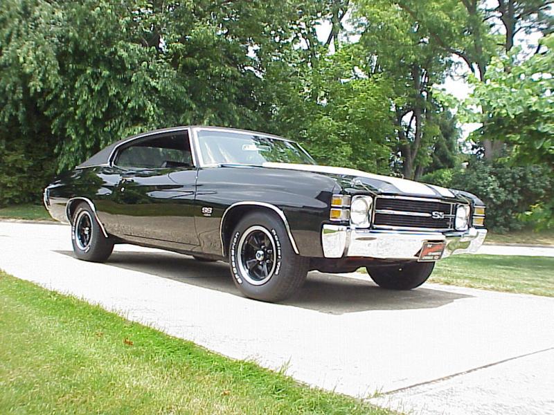 1971 Triple black SS 454 M22 4 speed