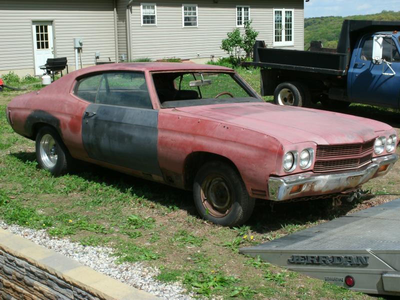 my 1970 chevelle as i  ,saw it  for the first time,wow