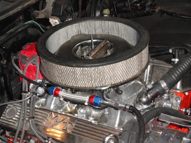 close up of 350 ci
