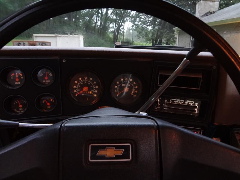 Factory tach cluster