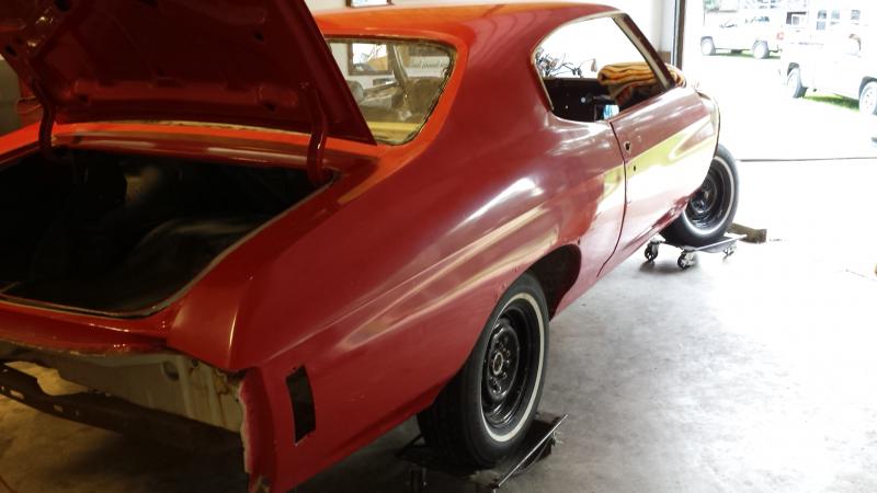 fairly solid car.  rust only above rear fenders - both sides