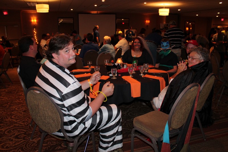My family table.  Check out my prisoner.