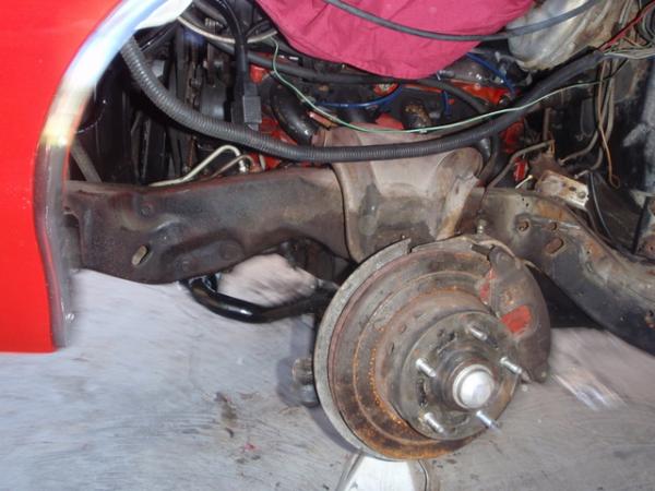 Even had to relocate the brake proportioning valve
