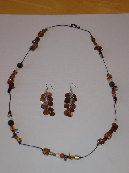 Hemp, Natural Stone and Glass Set - $15