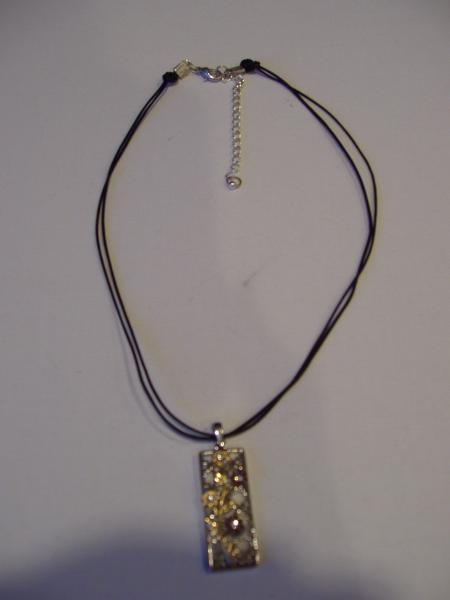 Metal Flower on Rope - $7