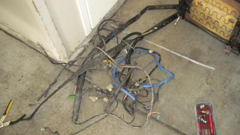 The man that owned the car before me loved wire nuts,electrical tape and the multiple colors of mix and match wires. This is just the front and rear light harness