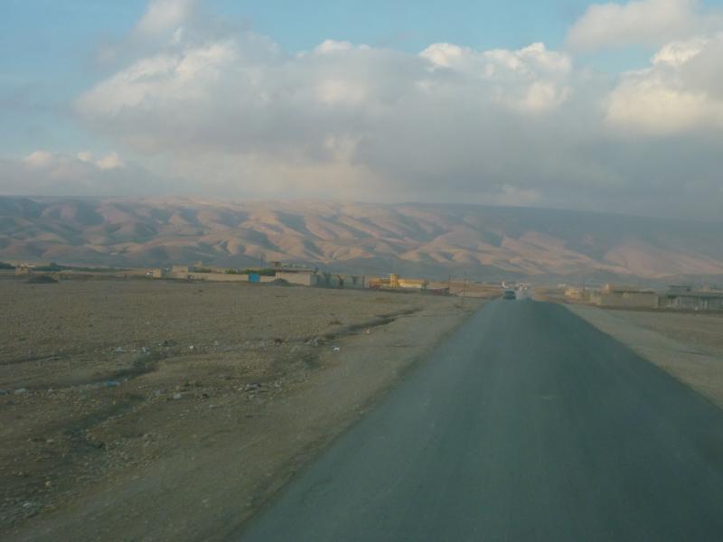 This was a route on our way to Sinjar. The town was named after the mountains you see