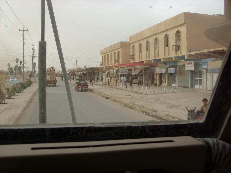 Downtown Ba'ag. This was an AO (Area of Operation) for us